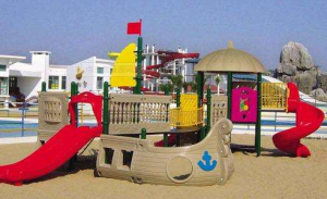 在廣場上，小孩子都喜歡什么樣的游樂設備